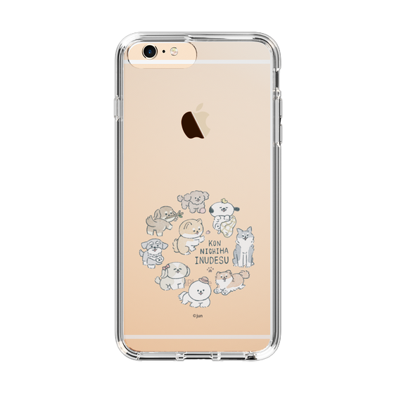 Slim Protection Case［ Hello, It's Dog - All Together - Clear ］