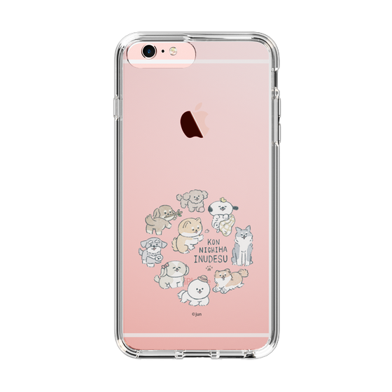Slim Protection Case［ Hello, It's Dog - All Together - Clear ］