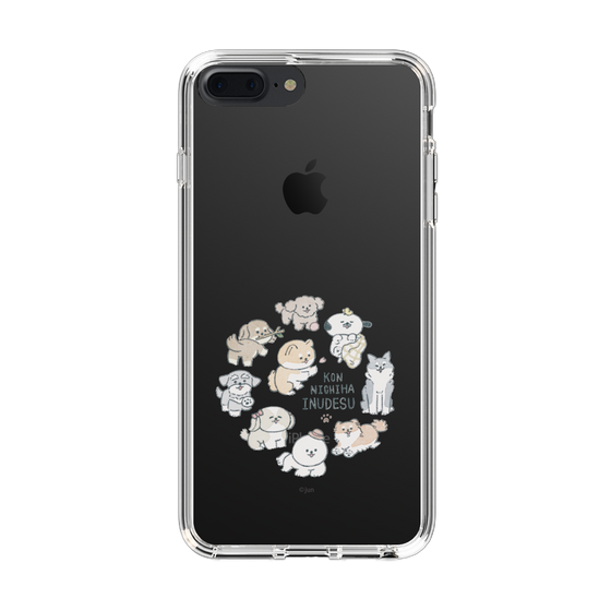 Slim Protection Case［ Hello, It's Dog - All Together - Clear ］