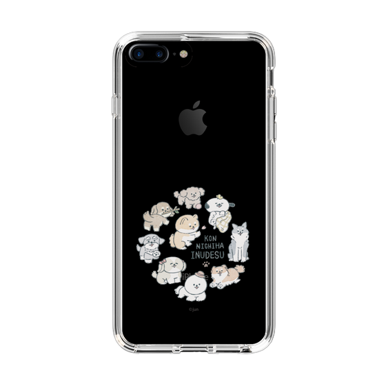 Slim Protection Case［ Hello, It's Dog - All Together - Clear ］