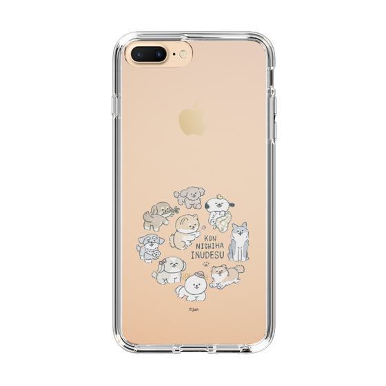 Slim Protection Case［ Hello, It's Dog - All Together - Clear ］