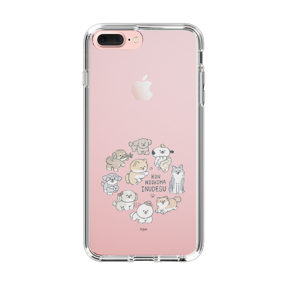 Slim Protection Case［ Hello, It's Dog - All Together - Clear ］