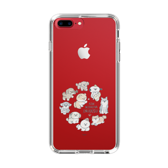 Slim Protection Case［ Hello, It's Dog - All Together - Clear ］