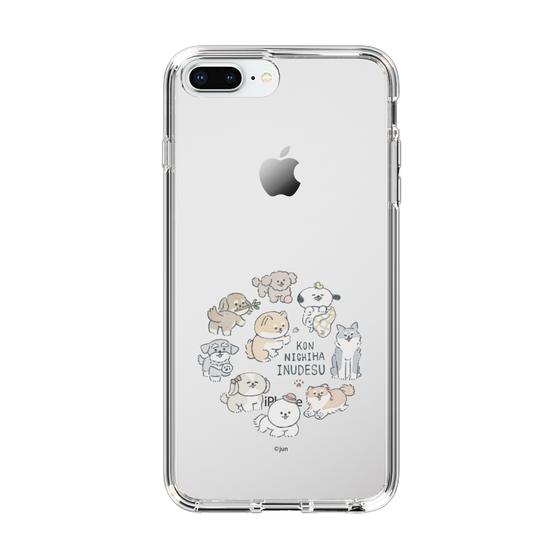 Slim Protection Case［ Hello, It's Dog - All Together - Clear ］