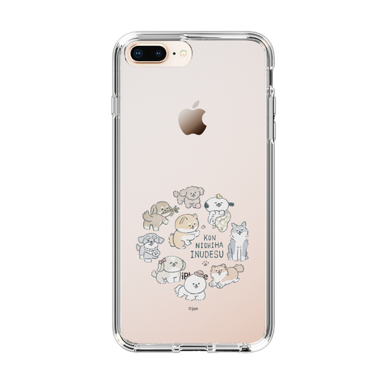 Slim Protection Case［ Hello, It's Dog - All Together - Clear ］
