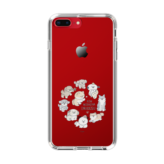 Slim Protection Case［ Hello, It's Dog - All Together - Clear ］