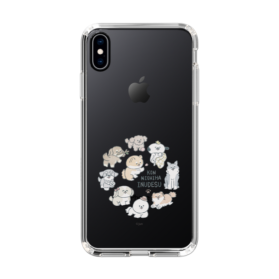 Slim Protection Case［ Hello, It's Dog - All Together - Clear ］