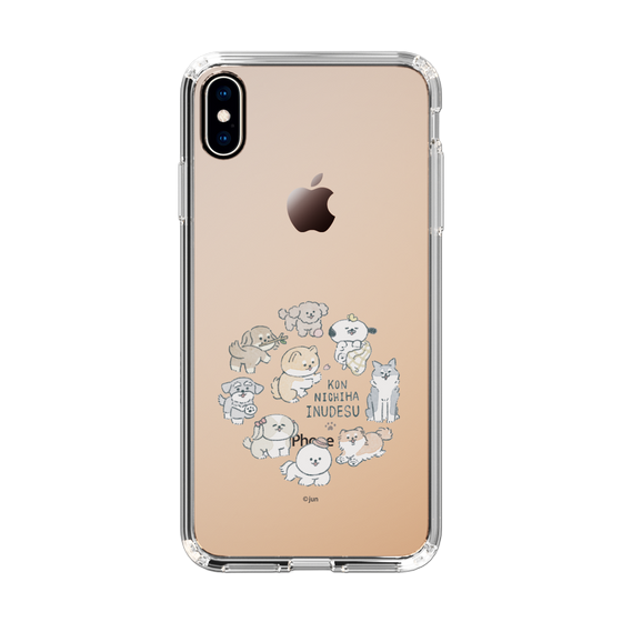 Slim Protection Case［ Hello, It's Dog - All Together - Clear ］