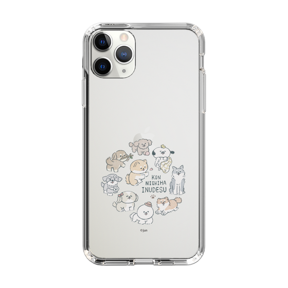 Slim Protection Case［ Hello, It's Dog - All Together - Clear ］
