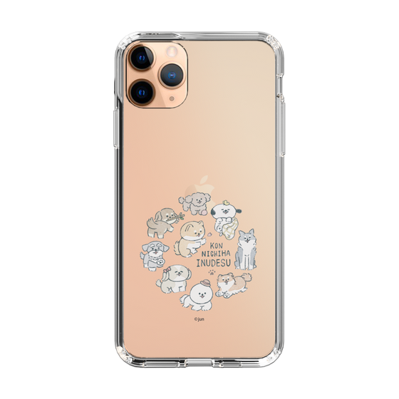 Slim Protection Case［ Hello, It's Dog - All Together - Clear ］