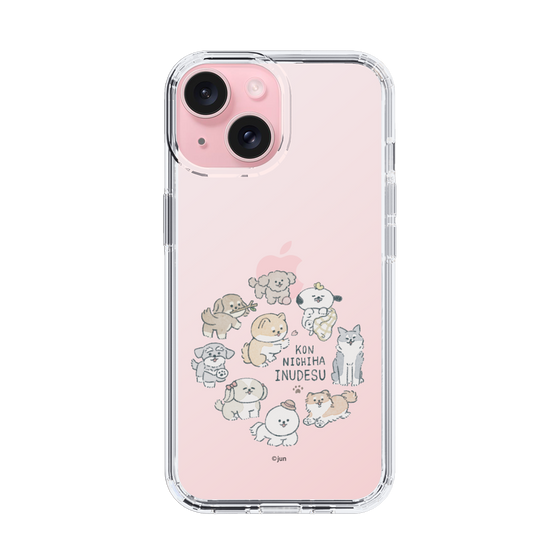 Slim Protection Case［ Hello, It's Dog - All Together - Clear ］