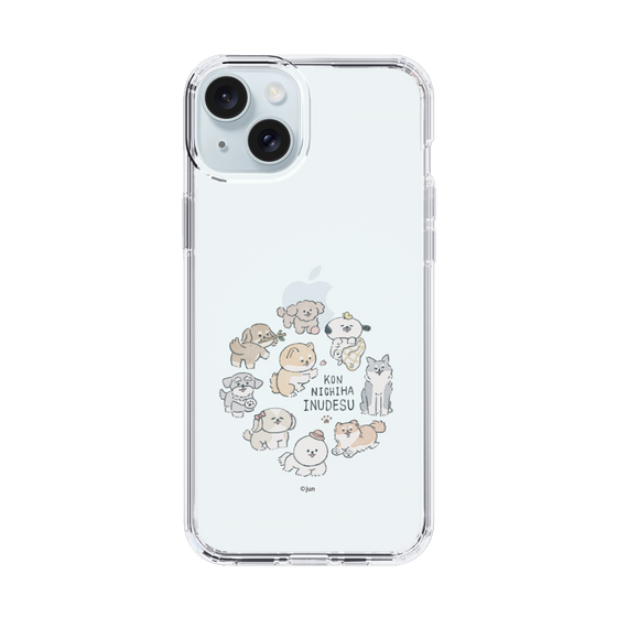 Slim Protection Case［ Hello, It's Dog - All Together - Clear ］