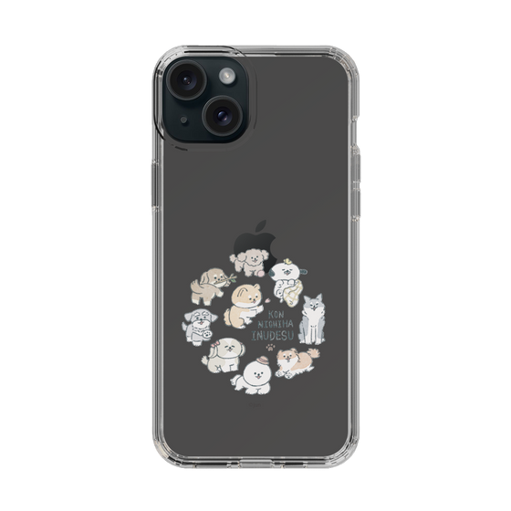 Slim Protection Case［ Hello, It's Dog - All Together - Clear ］
