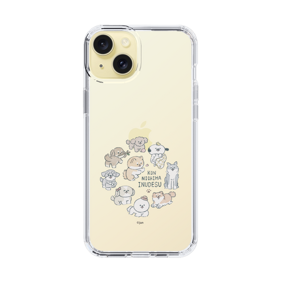 Slim Protection Case［ Hello, It's Dog - All Together - Clear ］