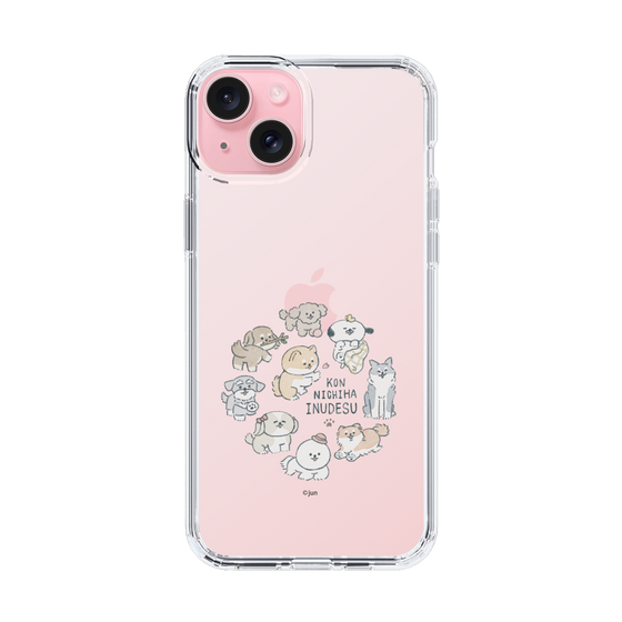 Slim Protection Case［ Hello, It's Dog - All Together - Clear ］