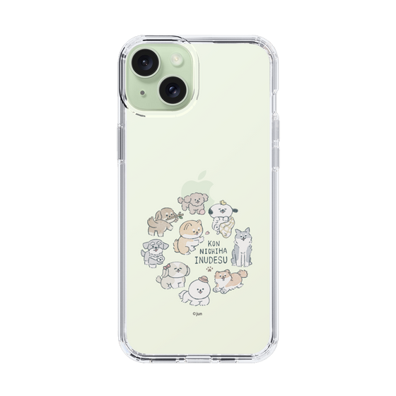 Slim Protection Case［ Hello, It's Dog - All Together - Clear ］