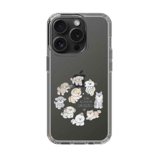Slim Protection Case［ Hello, It's Dog - All Together - Clear ］