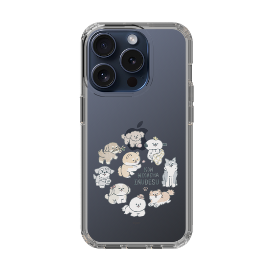 Slim Protection Case［ Hello, It's Dog - All Together - Clear ］