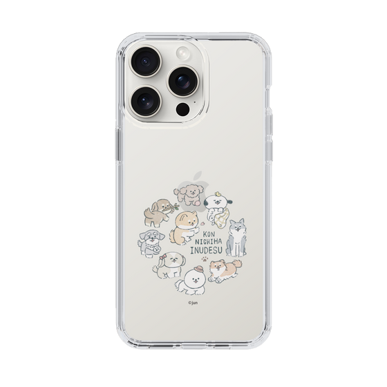 Slim Protection Case［ Hello, It's Dog - All Together - Clear ］