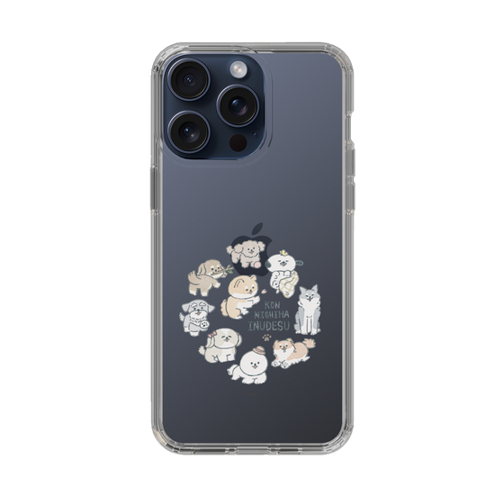 Slim Protection Case［ Hello, It's Dog - All Together - Clear ］