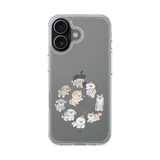 Slim Protection Case［ Hello, It's Dog - All Together - Clear ］