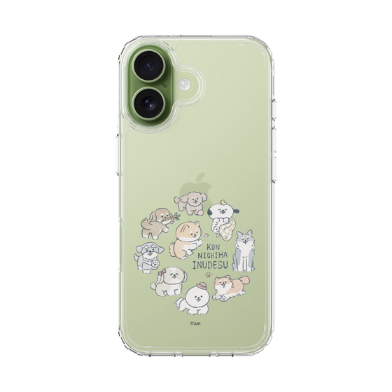 Slim Protection Case［ Hello, It's Dog - All Together - Clear ］