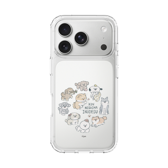 Slim Protection Case［ Hello, It's Dog - All Together - Clear ］
