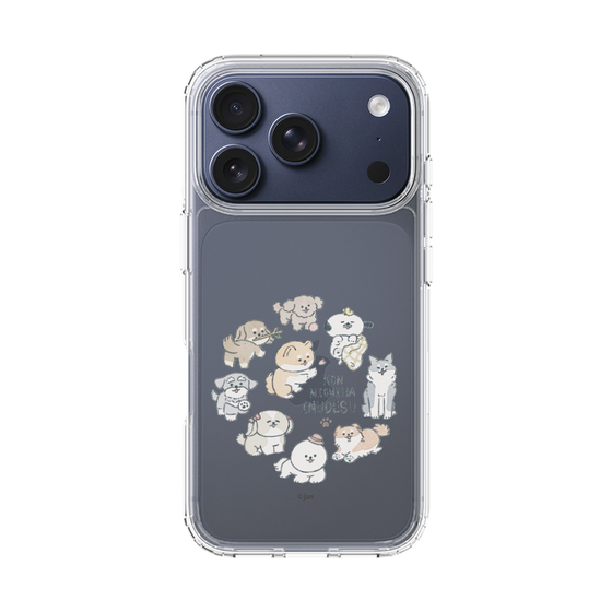 Slim Protection Case［ Hello, It's Dog - All Together - Clear ］