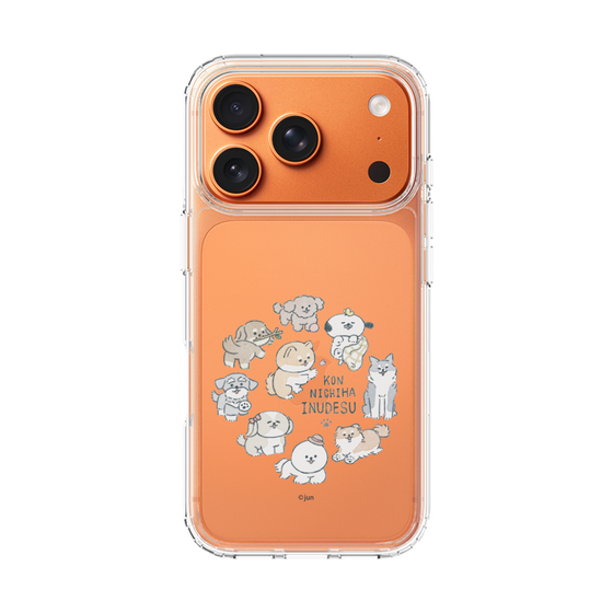 Slim Protection Case［ Hello, It's Dog - All Together - Clear ］