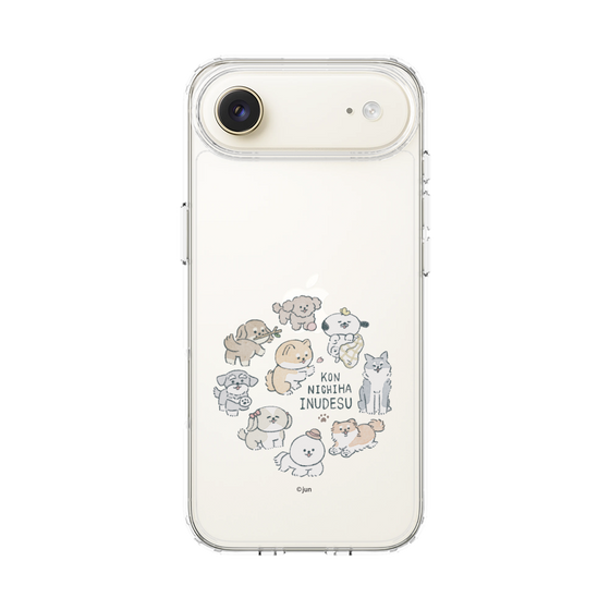 Slim Protection Case［ Hello, It's Dog - All Together - Clear ］