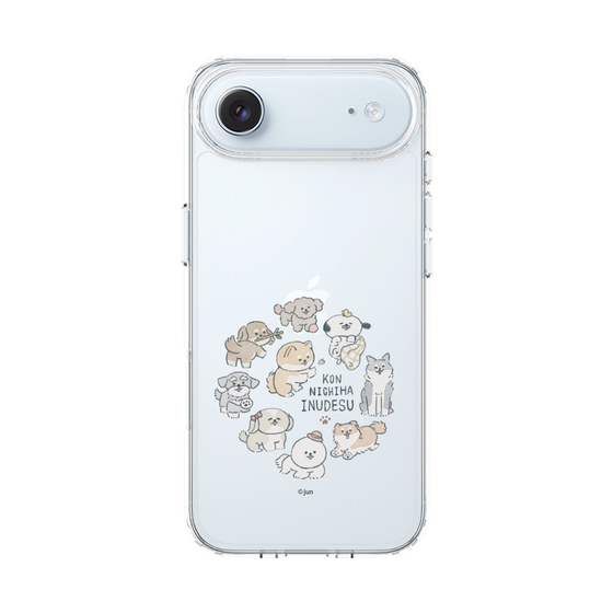 Slim Protection Case［ Hello, It's Dog - All Together - Clear ］
