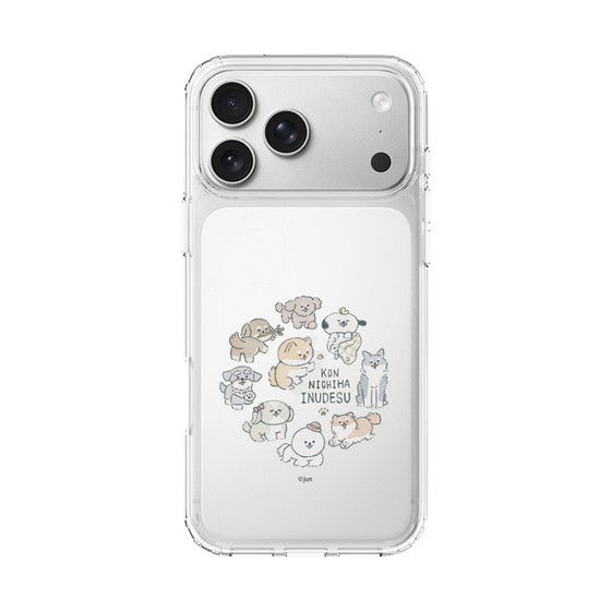 Slim Protection Case［ Hello, It's Dog - All Together - Clear ］