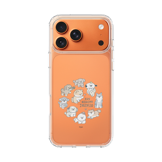 Slim Protection Case［ Hello, It's Dog - All Together - Clear ］