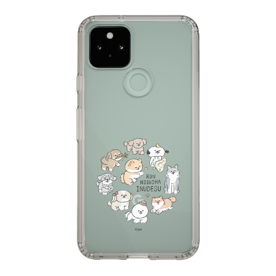 Slim Protection Case［ Hello, It's Dog - All Together - Clear ］