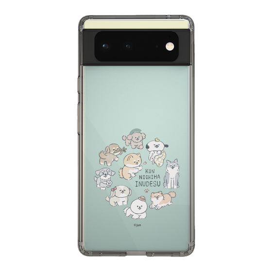 Slim Protection Case［ Hello, It's Dog - All Together - Clear ］
