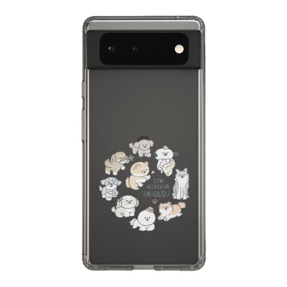 Slim Protection Case［ Hello, It's Dog - All Together - Clear ］
