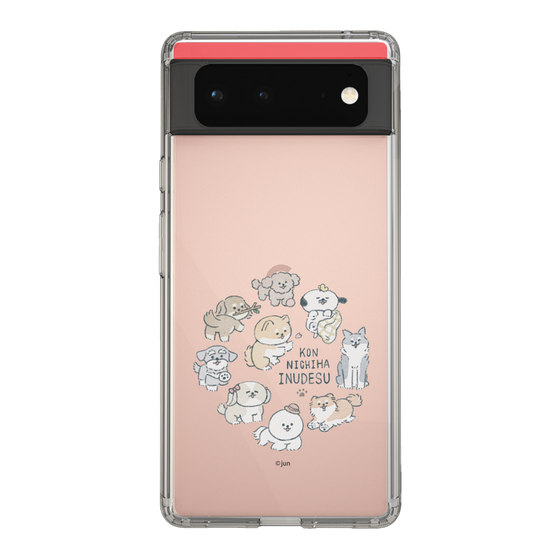 Slim Protection Case［ Hello, It's Dog - All Together - Clear ］