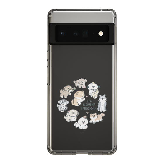 Slim Protection Case［ Hello, It's Dog - All Together - Clear ］
