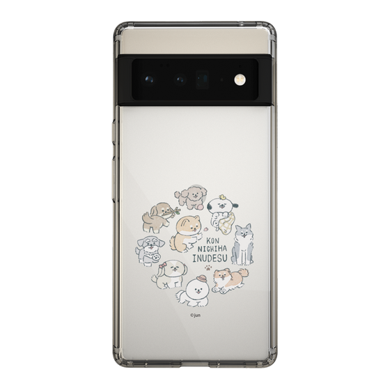 Slim Protection Case［ Hello, It's Dog - All Together - Clear ］