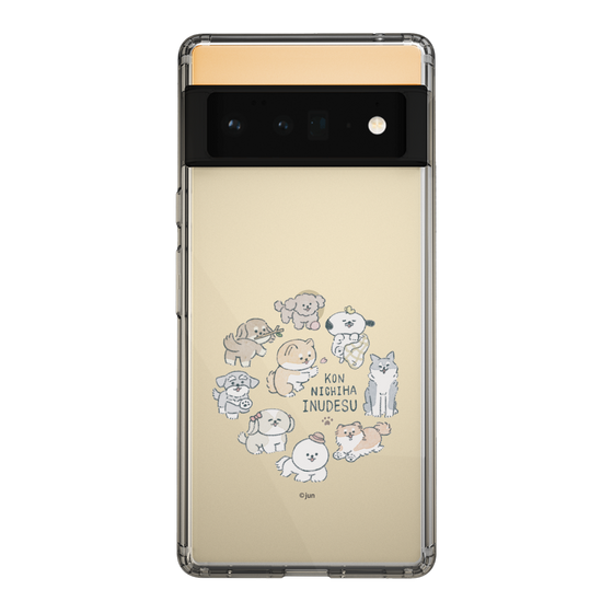 Slim Protection Case［ Hello, It's Dog - All Together - Clear ］