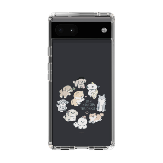 Slim Protection Case［ Hello, It's Dog - All Together - Clear ］