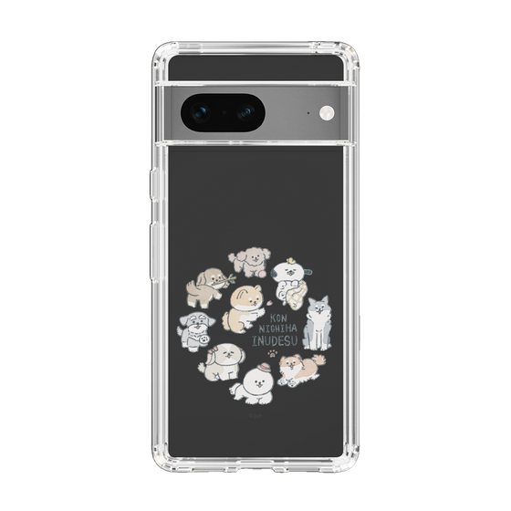 Slim Protection Case［ Hello, It's Dog - All Together - Clear ］