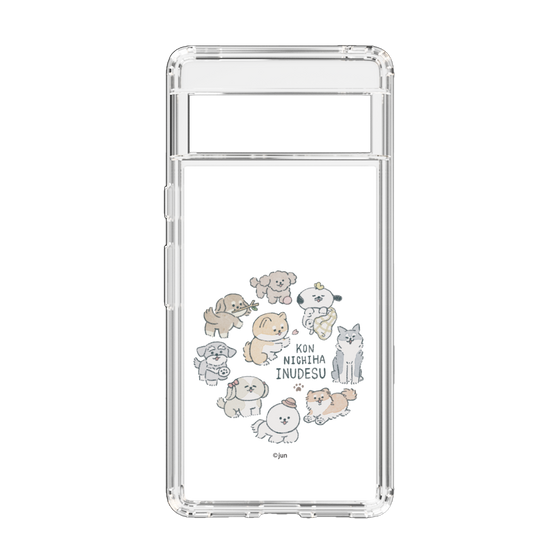 Slim Protection Case［ Hello, It's Dog - All Together - Clear ］