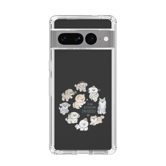 Slim Protection Case［ Hello, It's Dog - All Together - Clear ］