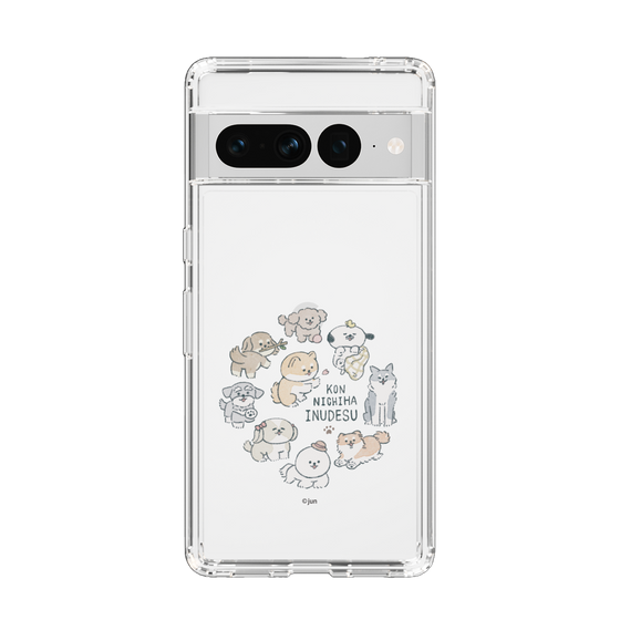 Slim Protection Case［ Hello, It's Dog - All Together - Clear ］