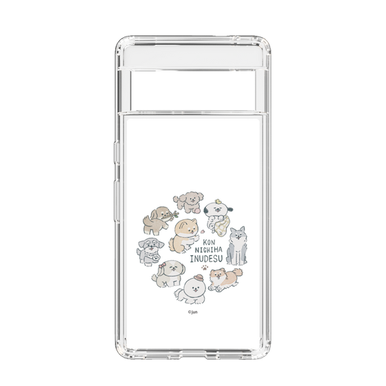 Slim Protection Case［ Hello, It's Dog - All Together - Clear ］