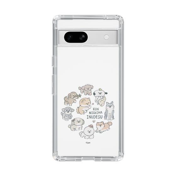 Slim Protection Case［ Hello, It's Dog - All Together - Clear ］