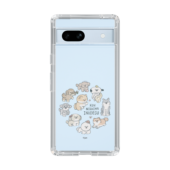 Slim Protection Case［ Hello, It's Dog - All Together - Clear ］