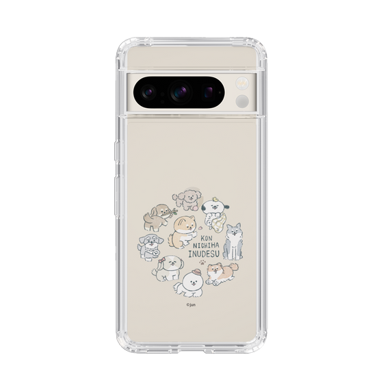 Slim Protection Case［ Hello, It's Dog - All Together - Clear ］