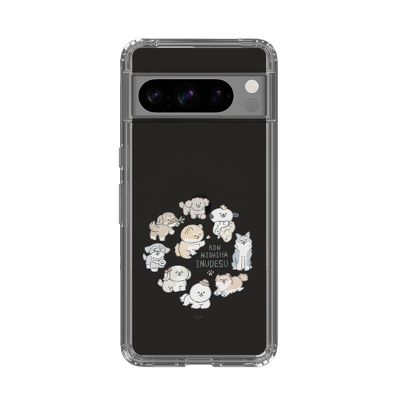 Slim Protection Case［ Hello, It's Dog - All Together - Clear ］